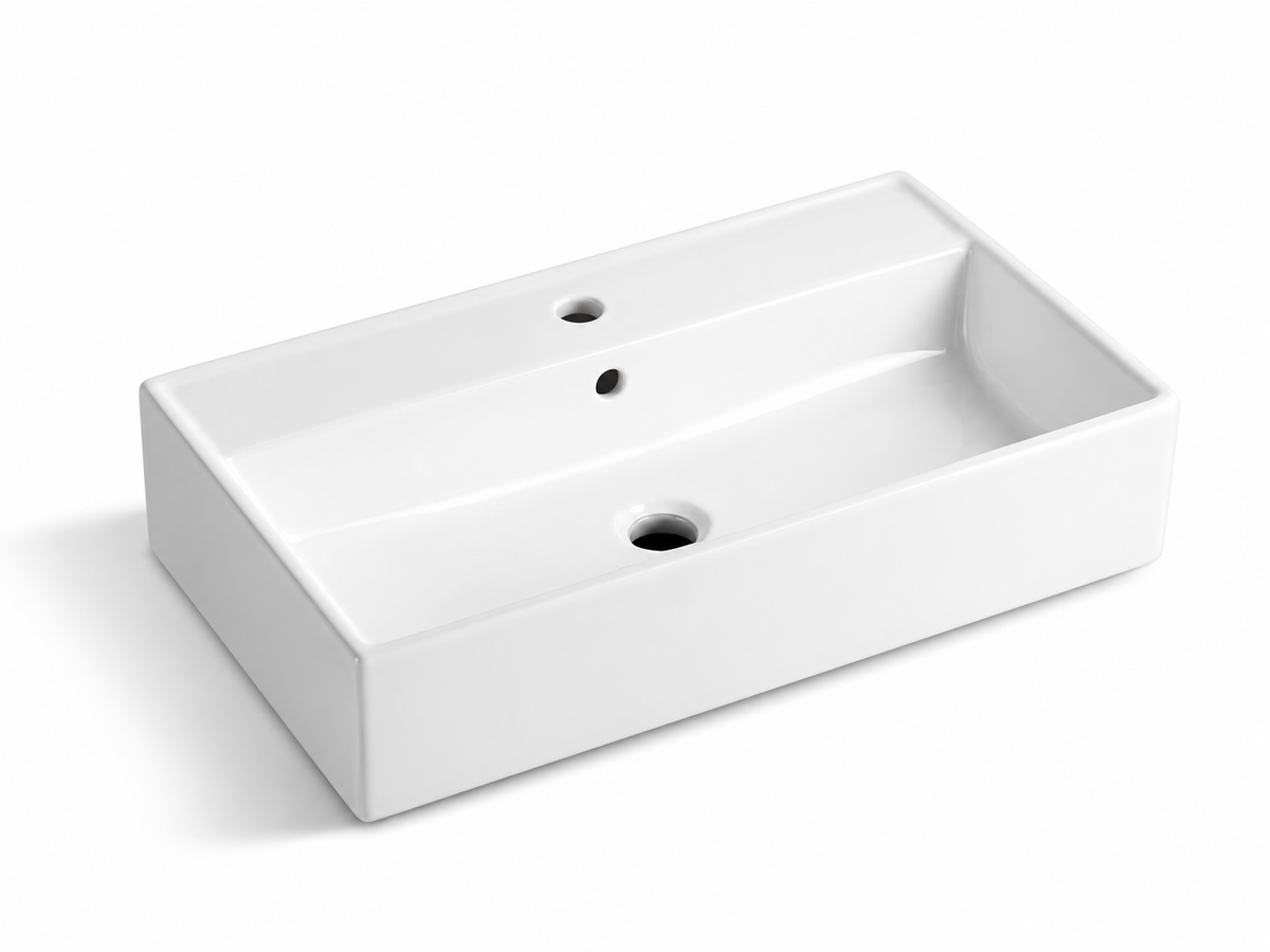 SANIKB D349 white ceramic basin