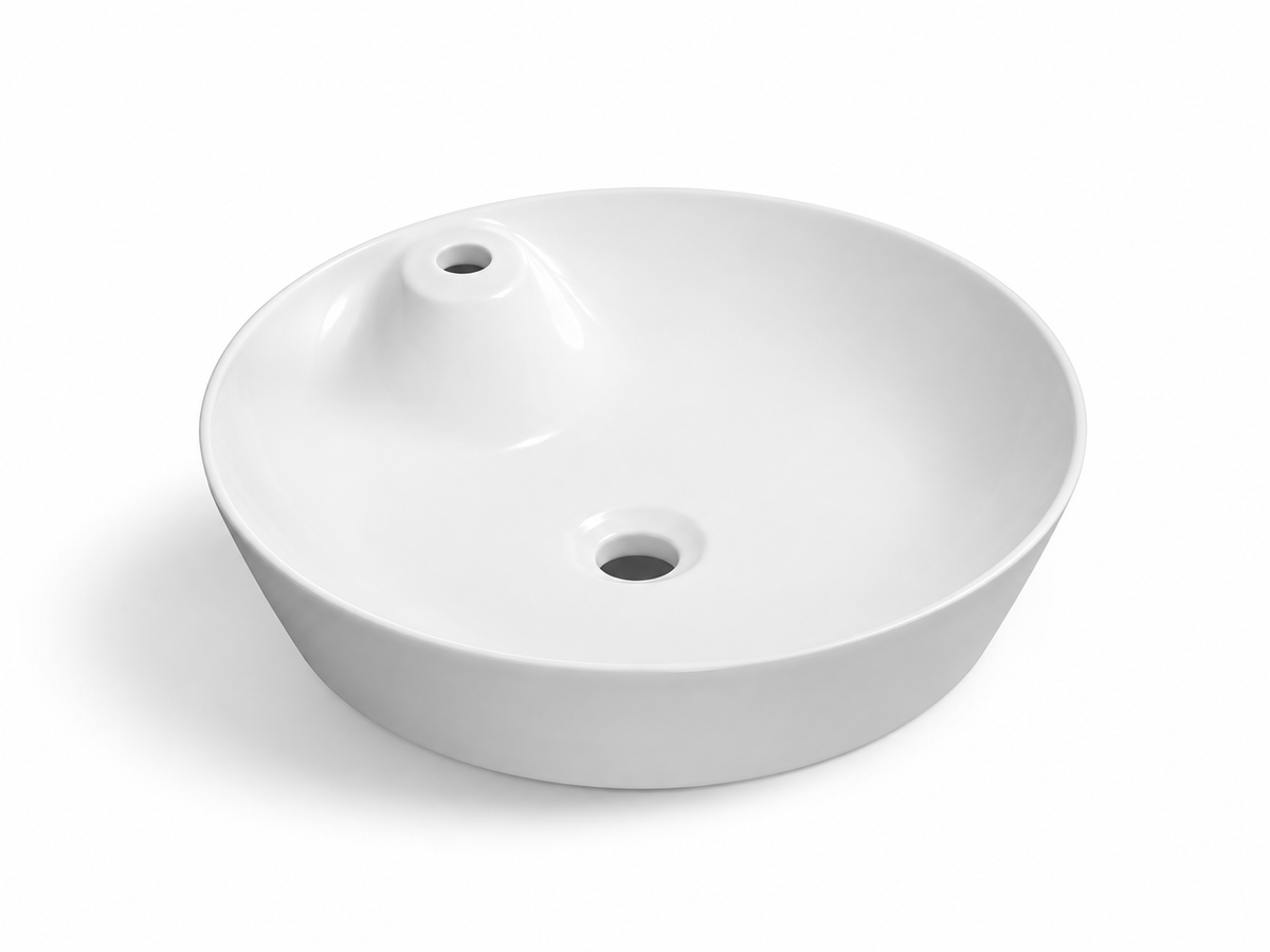 SANIKB D386 ceramic basin scene
