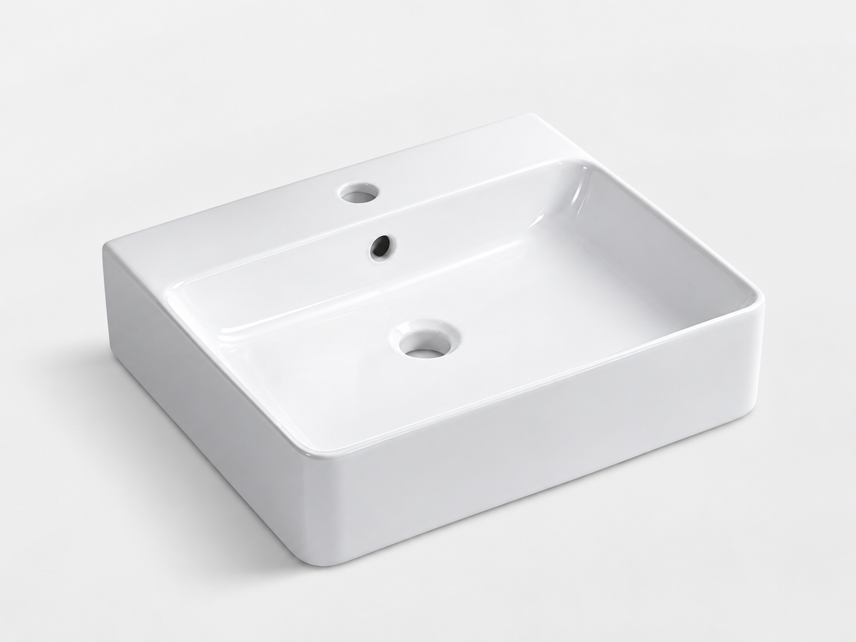 SANIKB D404A white ceramic basin
