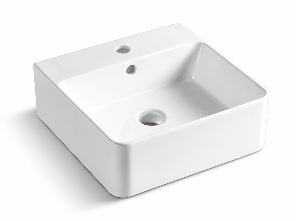 SANIKB D407 ceramic basin scene