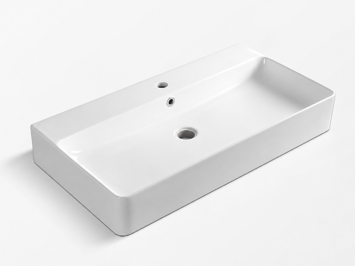 SANIKB D419 ceramic basin scene