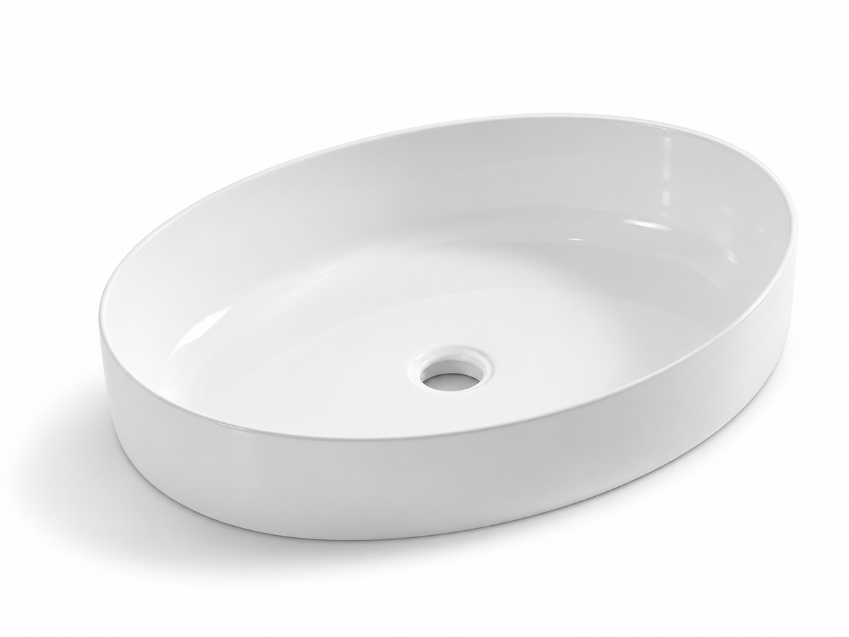 SANIKB D461 white ceramic basin