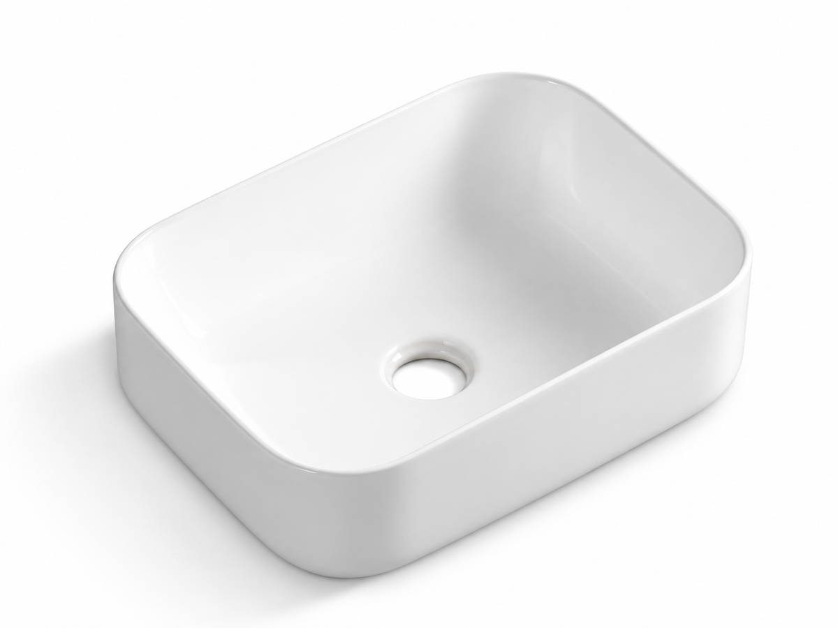 SANIKB D522 white ceramic basin