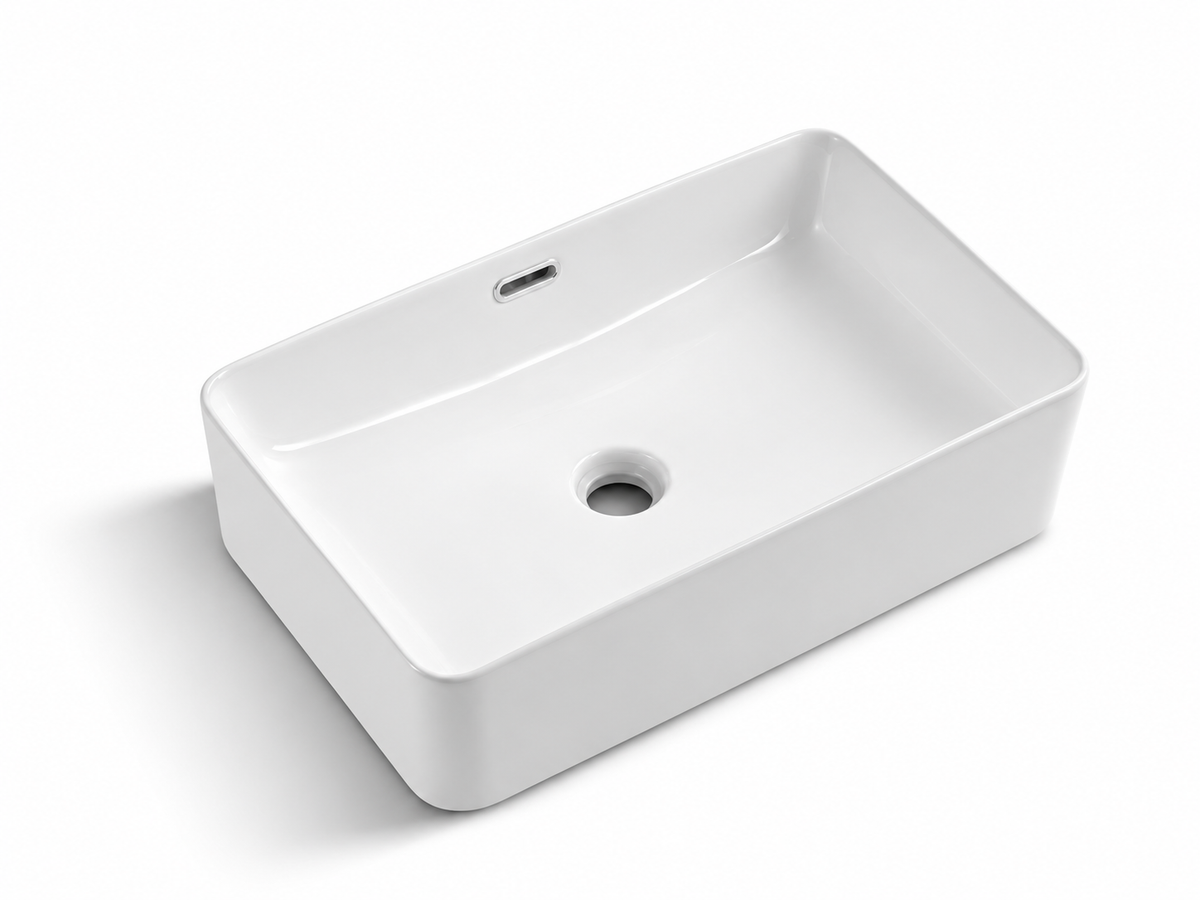 SANIKB D536 white ceramic basin