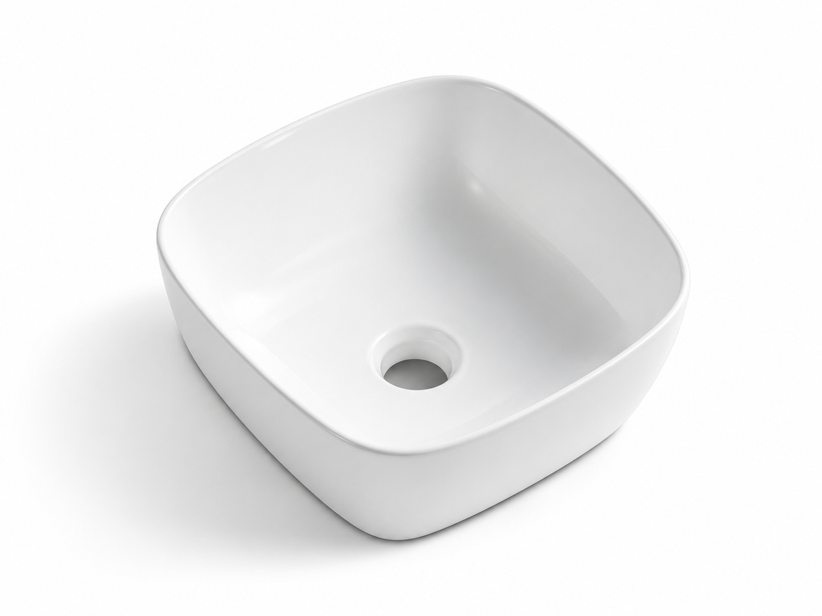 SANIKB D544 white ceramic basin
