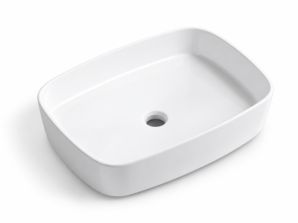SANIKB D552 white ceramic basin