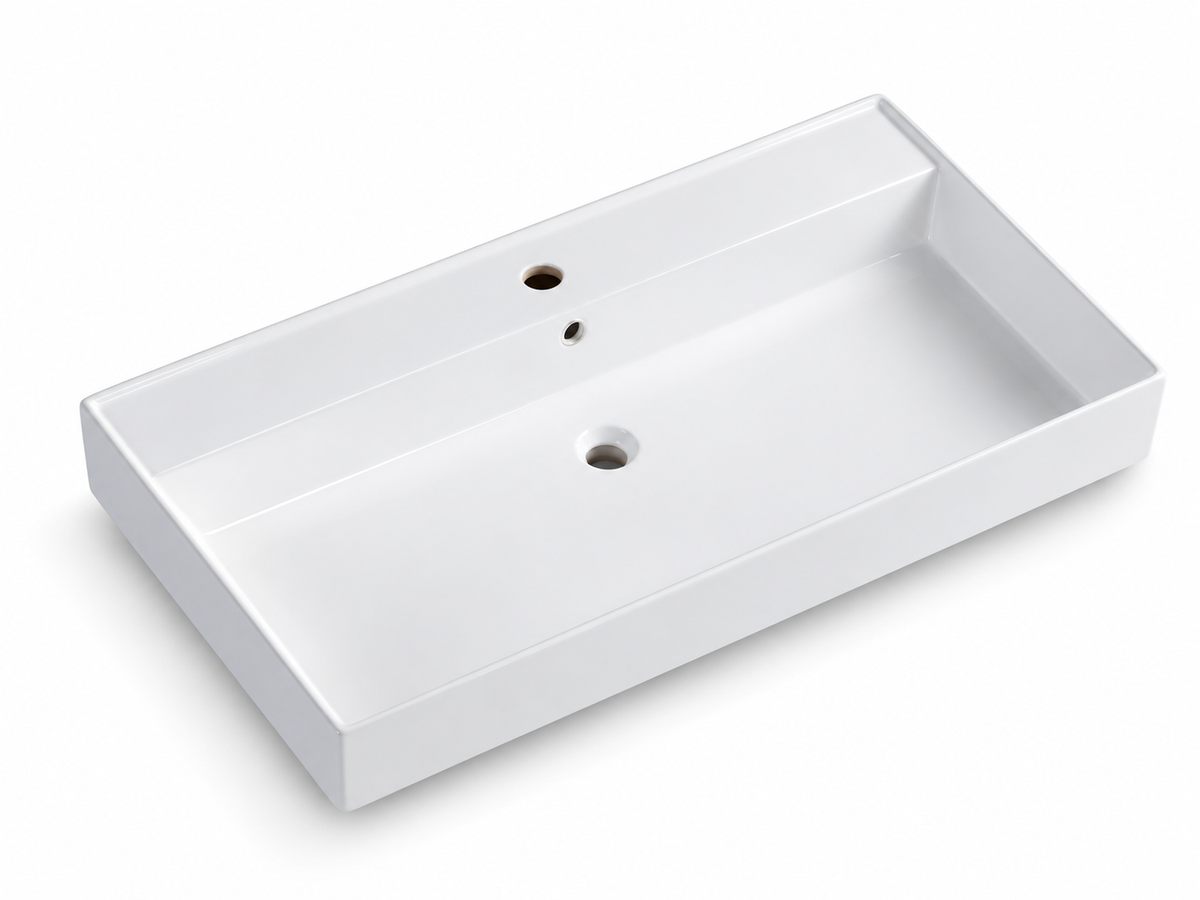 SANIKB D556A white ceramic basin