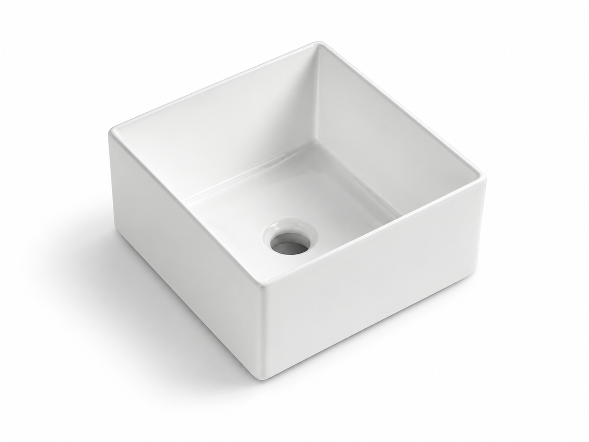 SANIKB D557 white ceramic basin