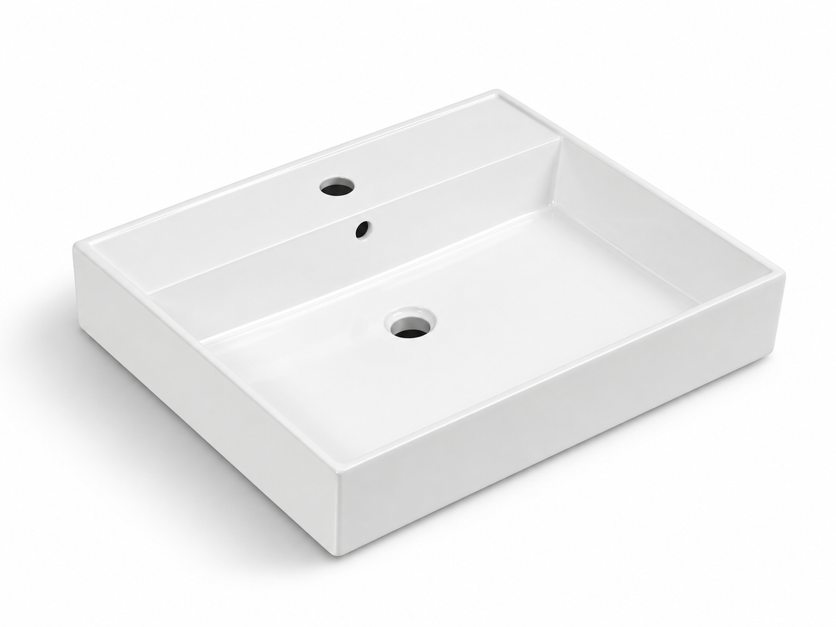 SANIKB D562 white ceramic basin
