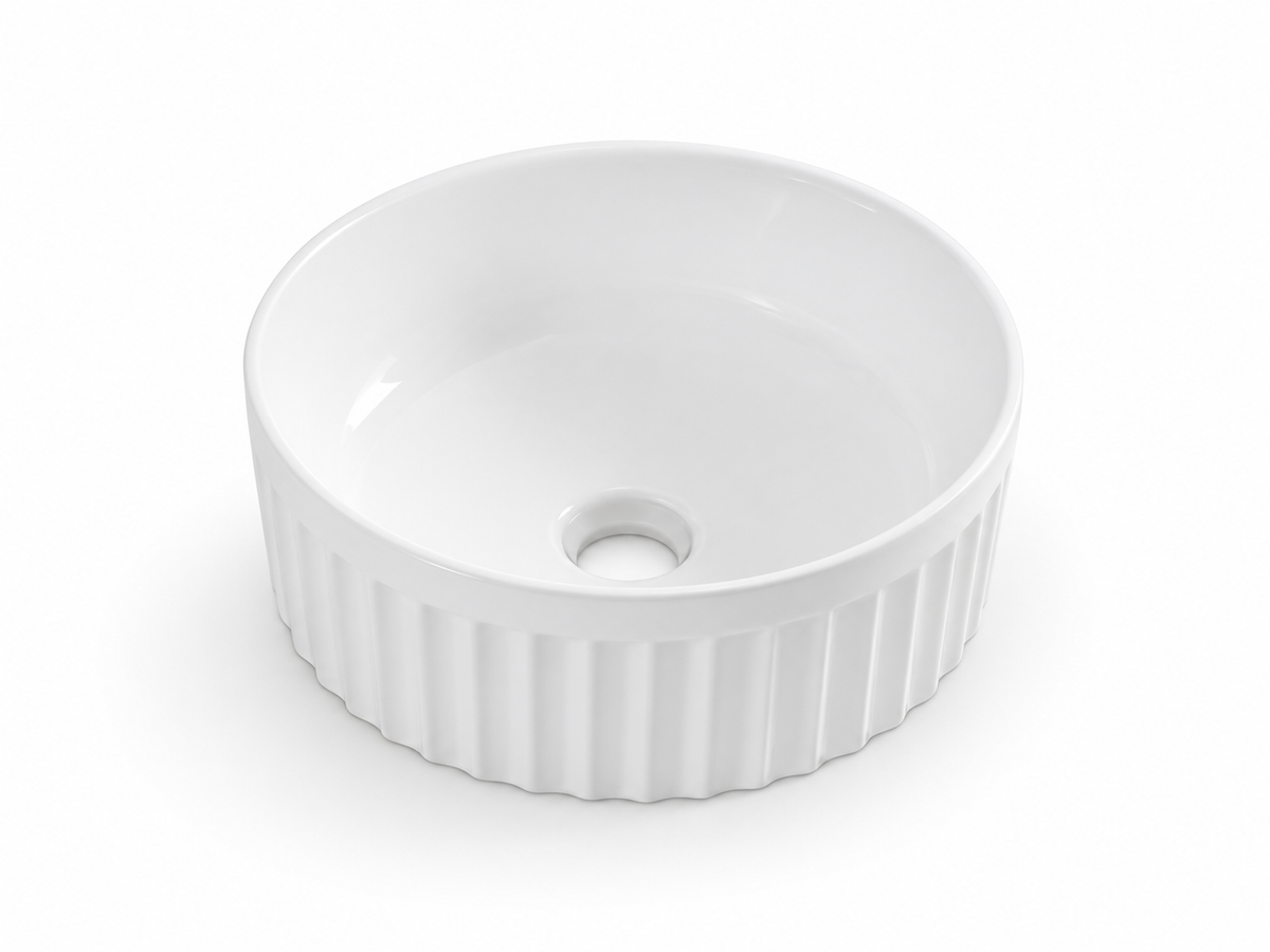 SANIKB D585 white ceramic basin