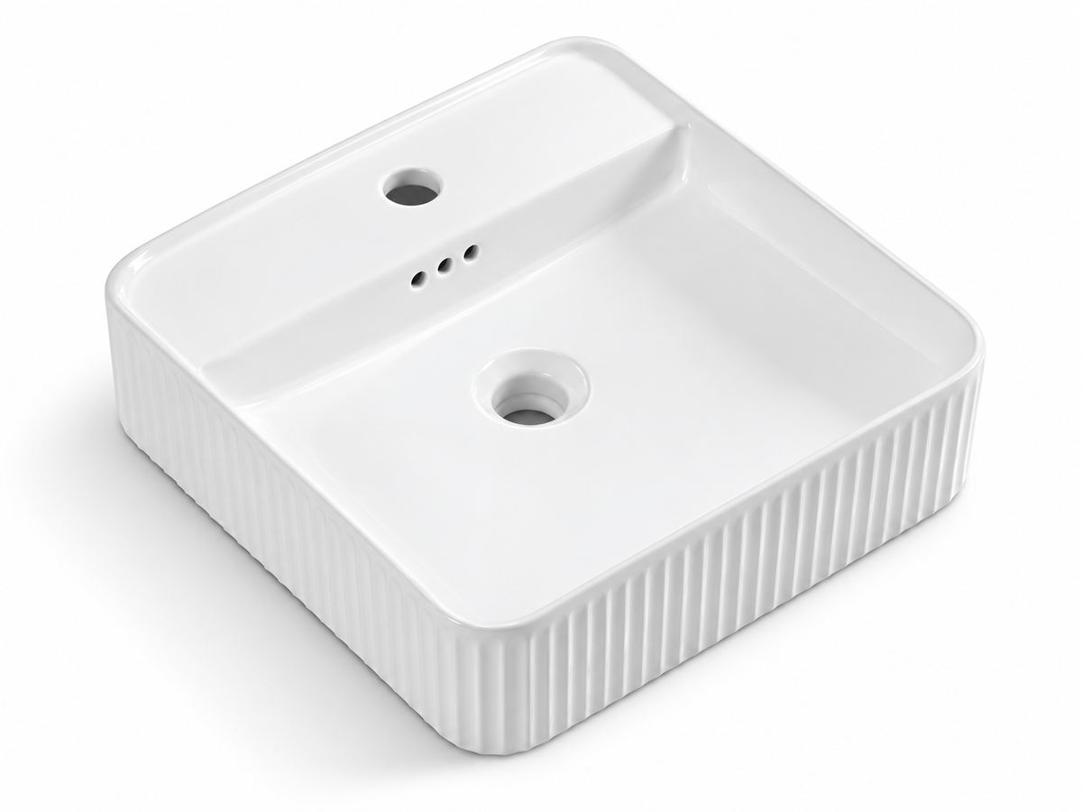 SANIKB D592 white ceramic basin