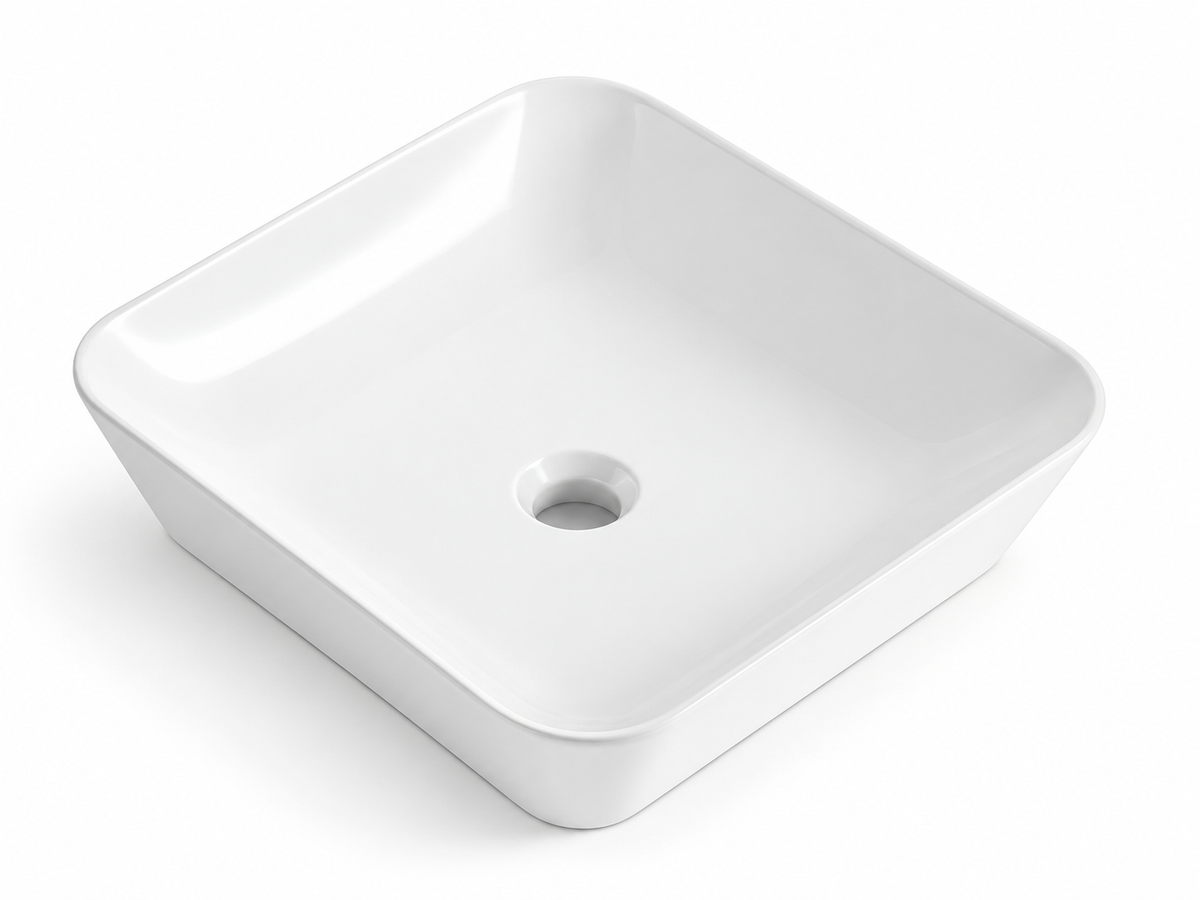 SANIKB D603 white ceramic basin