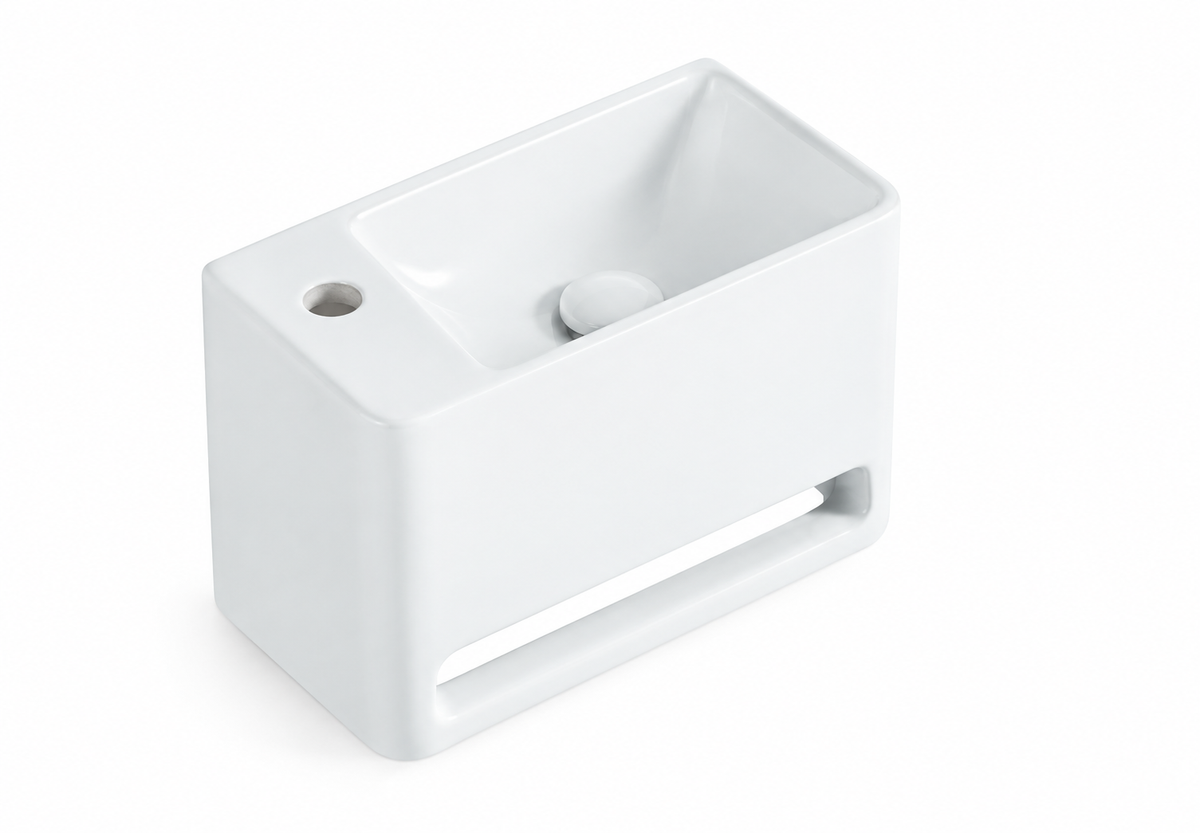 SANIKB SHY-3117 white ceramic basin