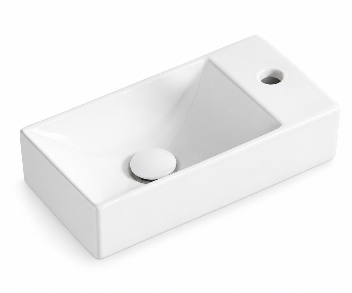 SANIKB SHY-3126L white ceramic basin