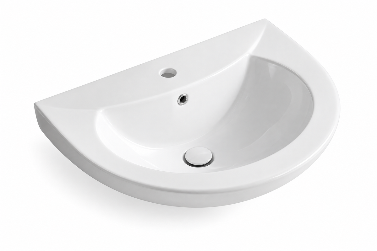 SANIKB SHY-3140 white ceramic basin