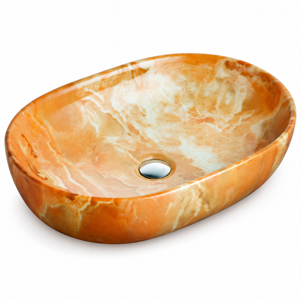 SANIKB SHY-5006D6 ceramic basin scene