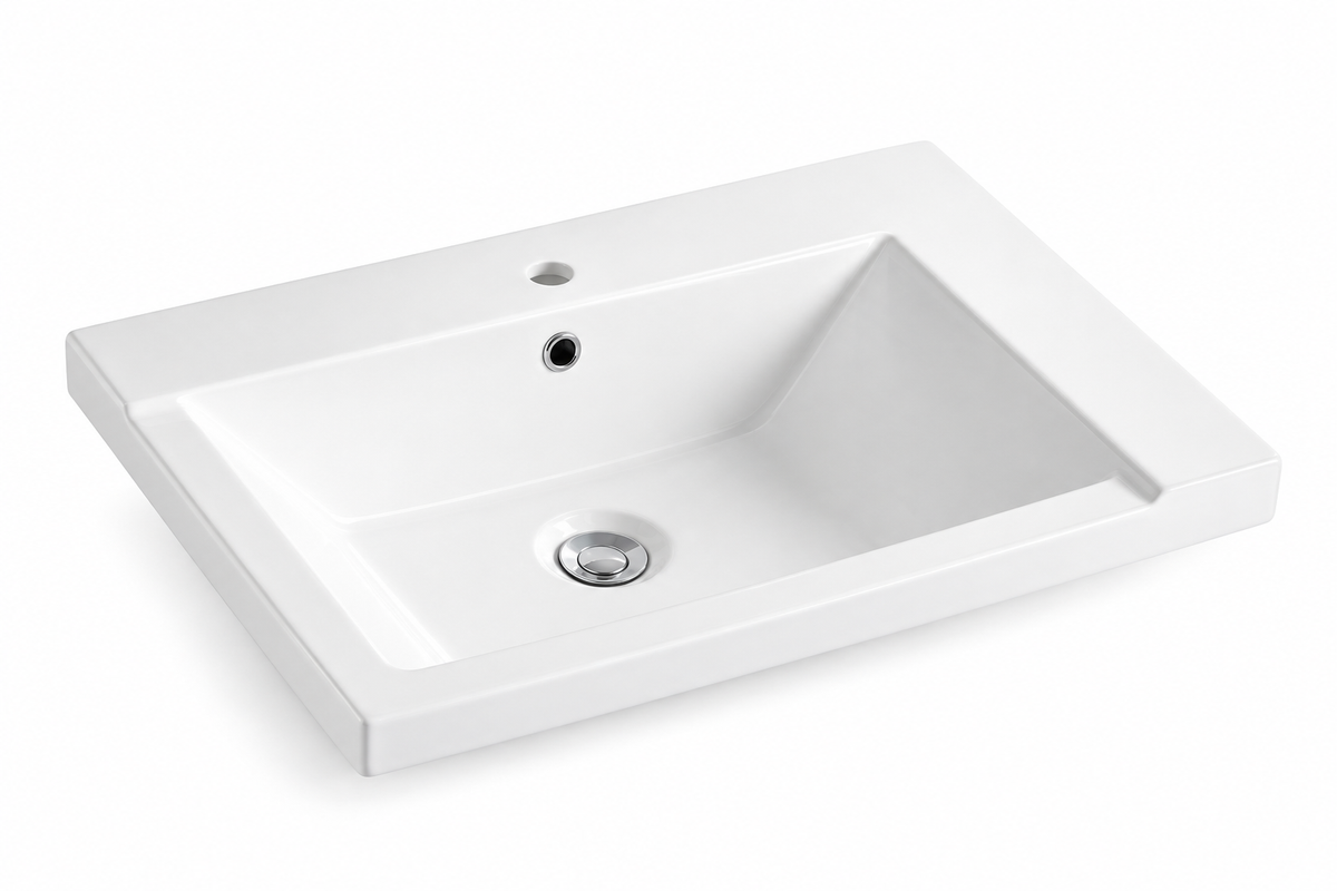 SANIKB SHY-5069 white ceramic basin