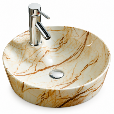 SANIKB SHY-8004D1 ceramic basin scene