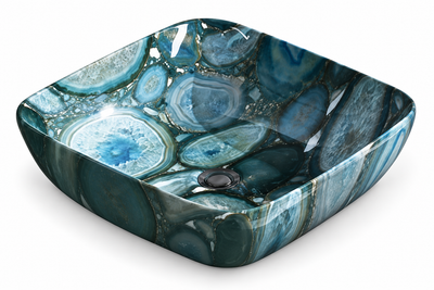 SANIKB SHY-8009D58 ceramic basin scene