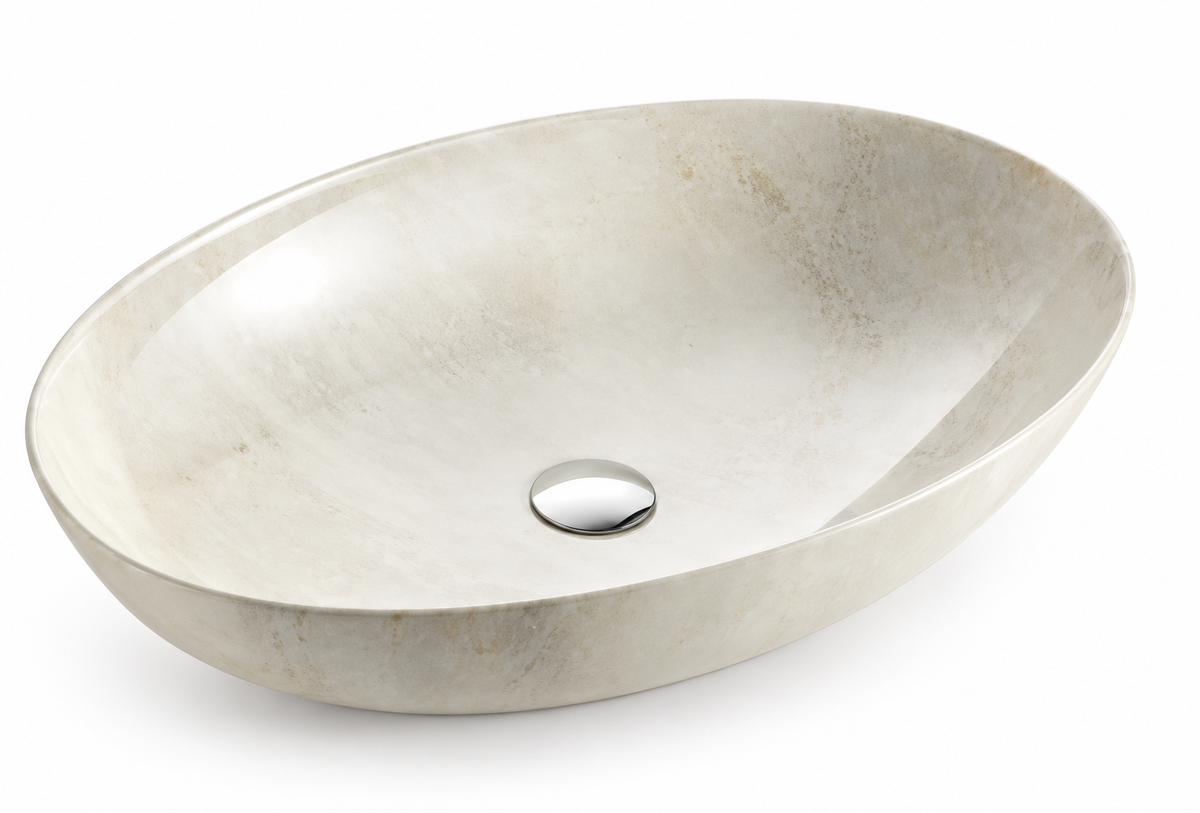 SANIKB SHY-8010D18 ceramic basin scene