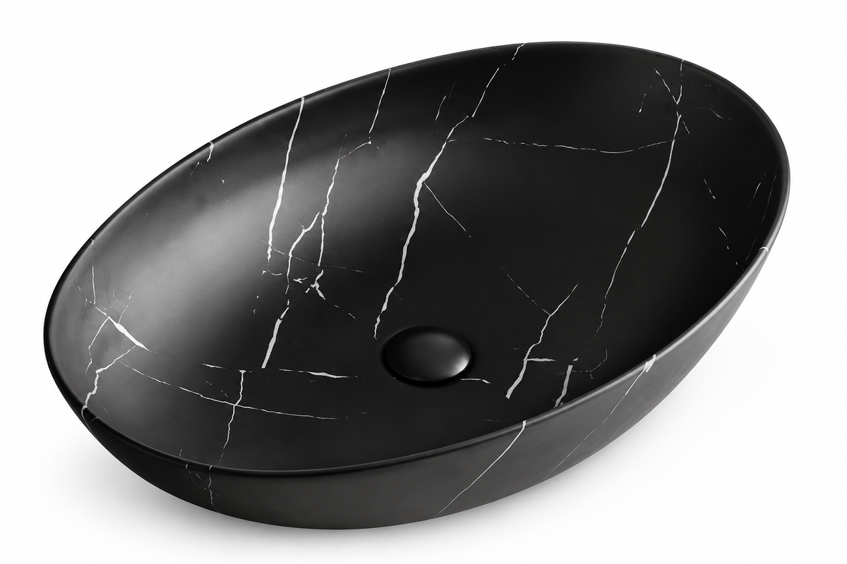 SANIKB SHY-8010D94 ceramic basin scene