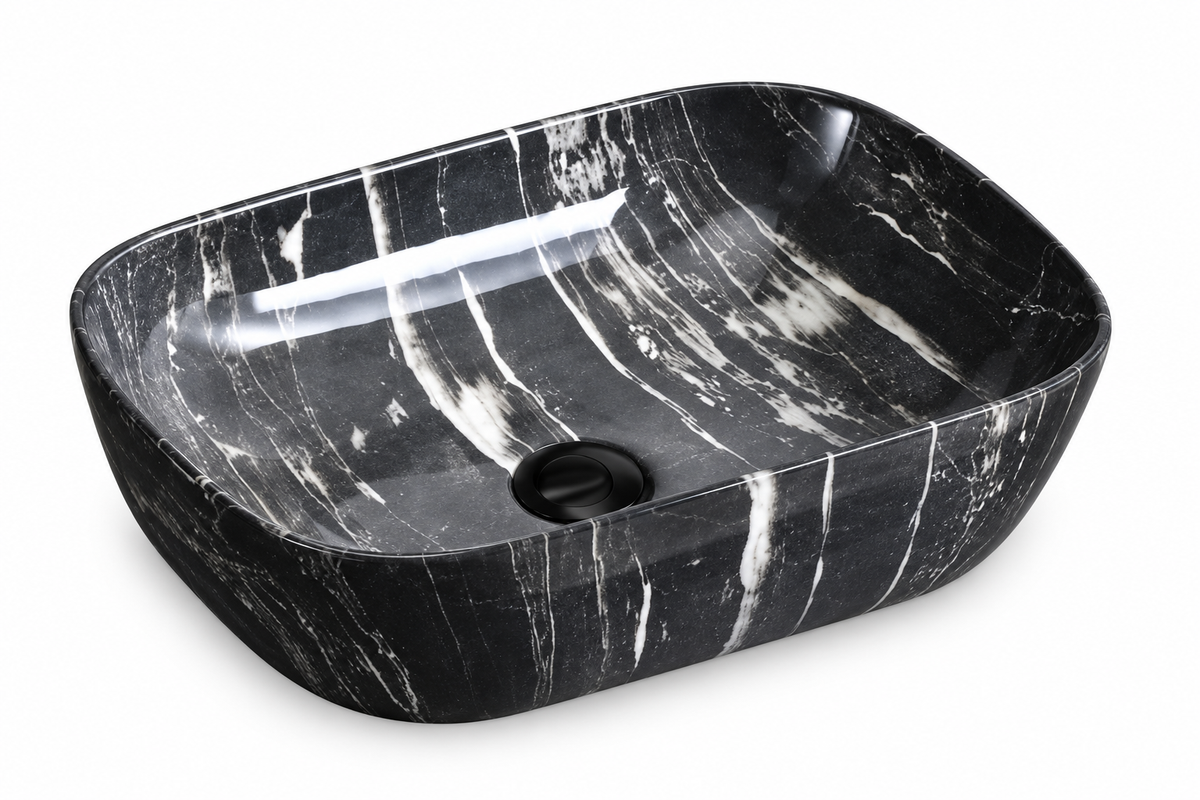 SANIKB SHY-8018AD57 ceramic basin scene