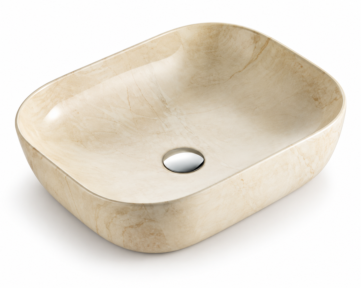 SANIKB SHY-8018D22 ceramic basin scene
