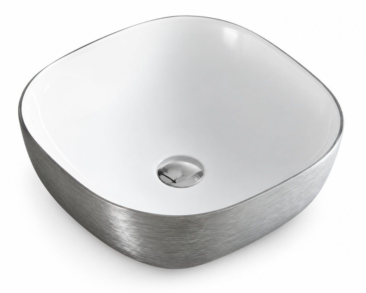 SANIKB SHY-8020SS ceramic basin scene