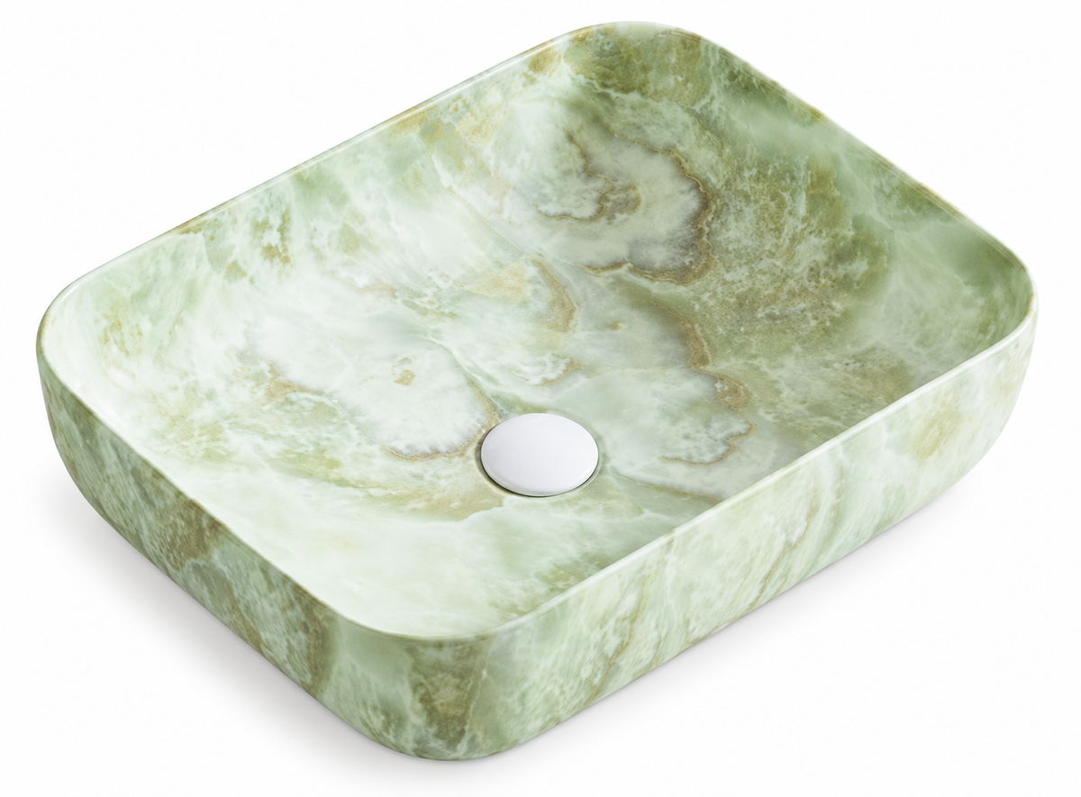 SANIKB SHY-8024D115 ceramic basin scene