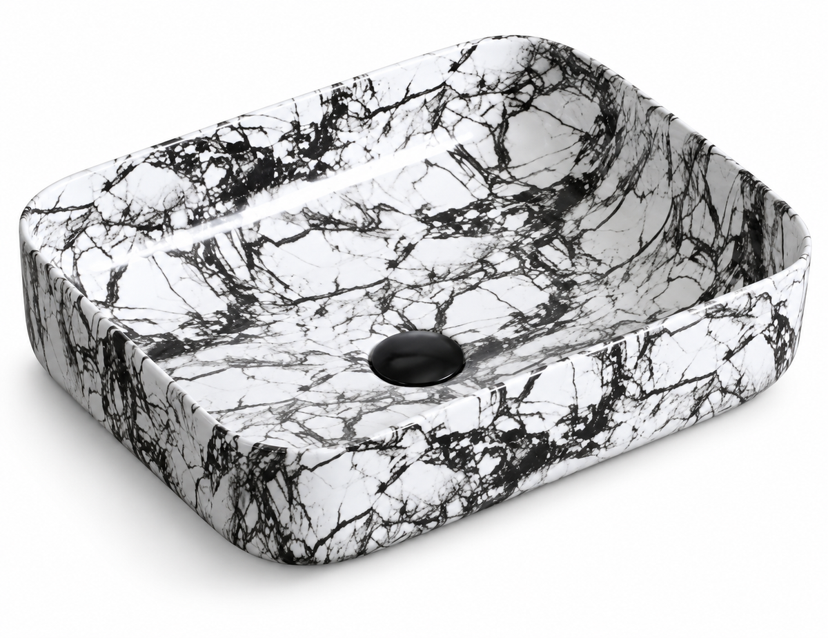 SANIKB SHY-8024D47 ceramic basin scene