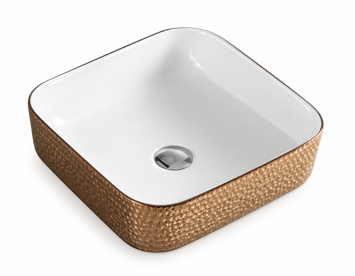 SANIKB SHY-8025RGY ceramic basin scene