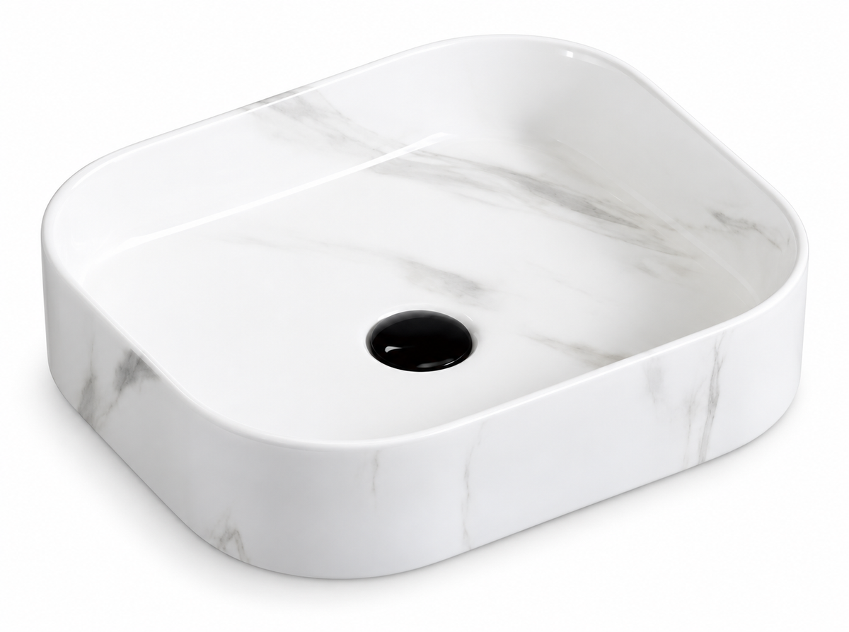 SANIKB SHY-8064-45D69 ceramic basin scene