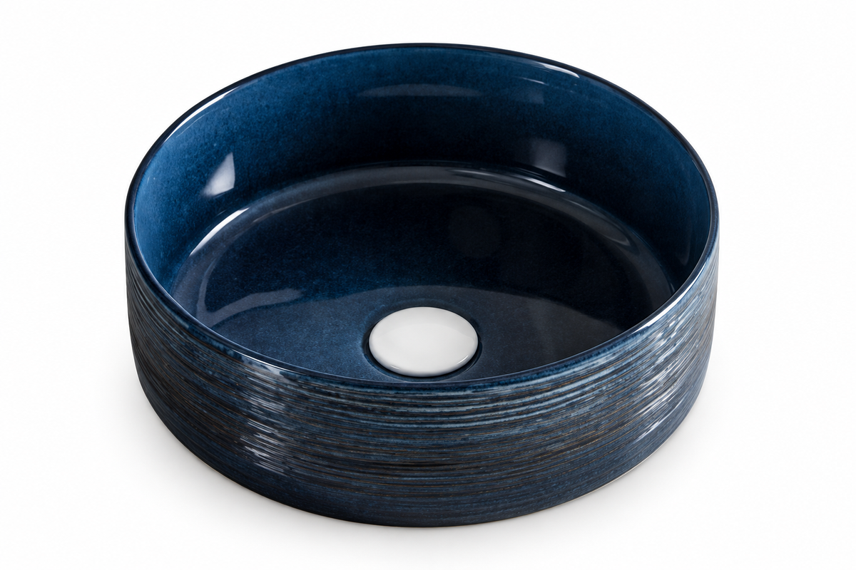 SANIKB SHY-9001 dark blue ceramic basin