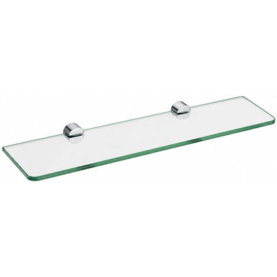 Chrome Glass Shelf — wall-mounted SUS304 stainless steel bathroom hardware | SANIKB
