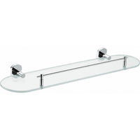 Single Chrome Glass Shelf