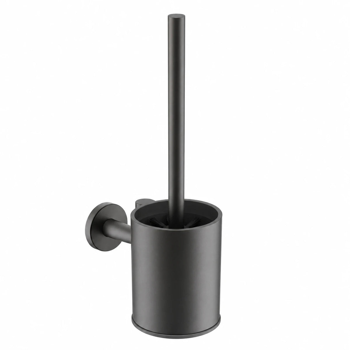 Chrome Toilet Brush Holder — wall-mounted SUS304 stainless steel bathroom hardware | SANIKB