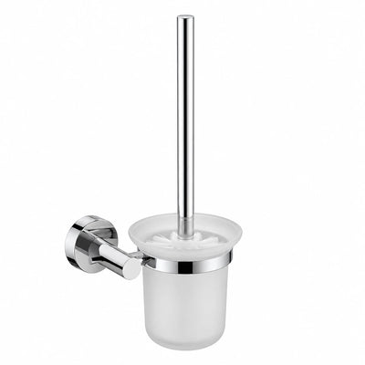Chrome Toilet Brush Holder — wall-mounted SUS304 stainless steel bathroom hardware | SANIKB