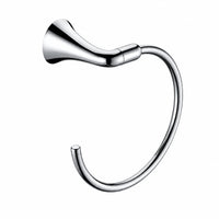 Square Chrome Towel Ring
