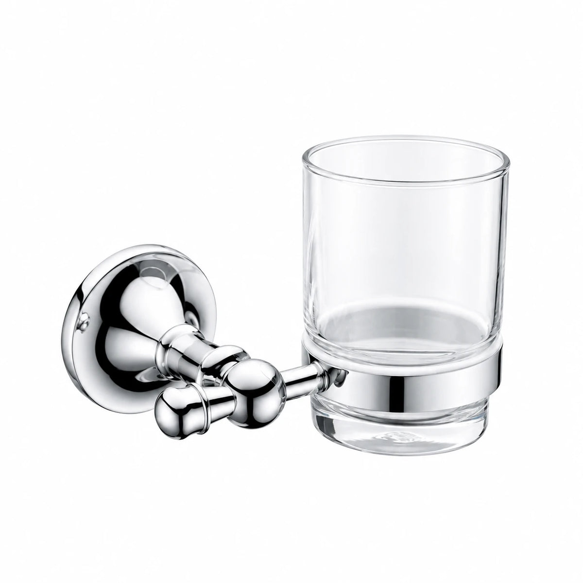 Chrome Tumbler Holder — wall-mounted SUS304 stainless steel bathroom hardware | SANIKB