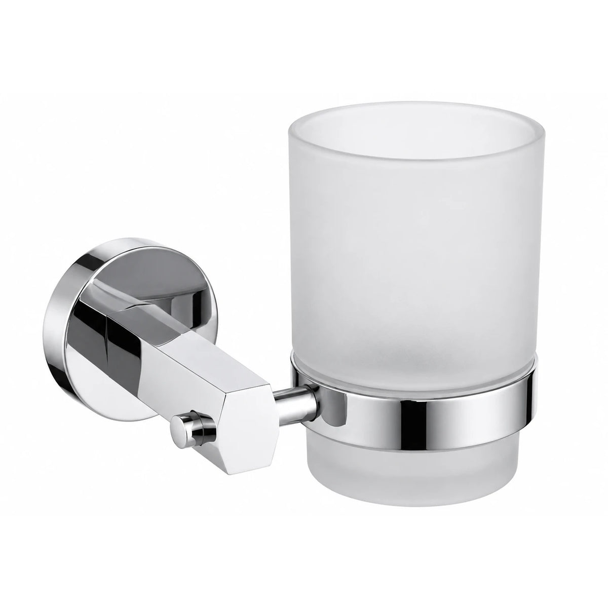 Chrome Tumbler Holder — wall-mounted SUS304 stainless steel bathroom hardware | SANIKB