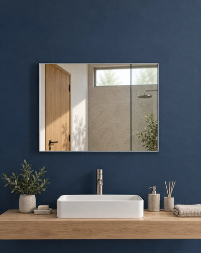 Clean Edge Rectangle LED Mirror — full product view; KS-009-1008