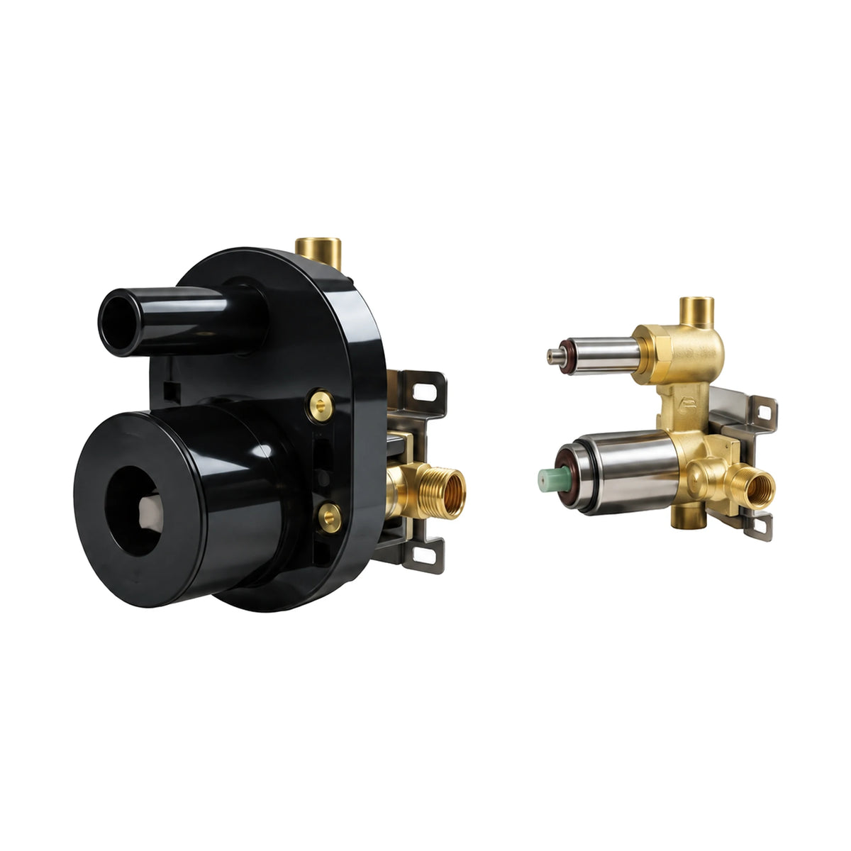 In-wall rough-in valve for Six-Facet Concealed Shower System with Rain Head & Handheld — SANIKB SP1026 22 10 1