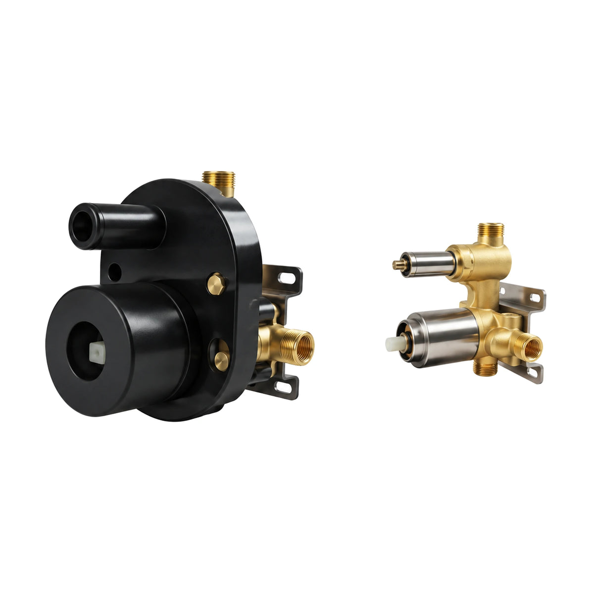 In-wall rough-in valve for Square Block Concealed Shower System with Multi-Spray Head — SANIKB S008 16 31 1