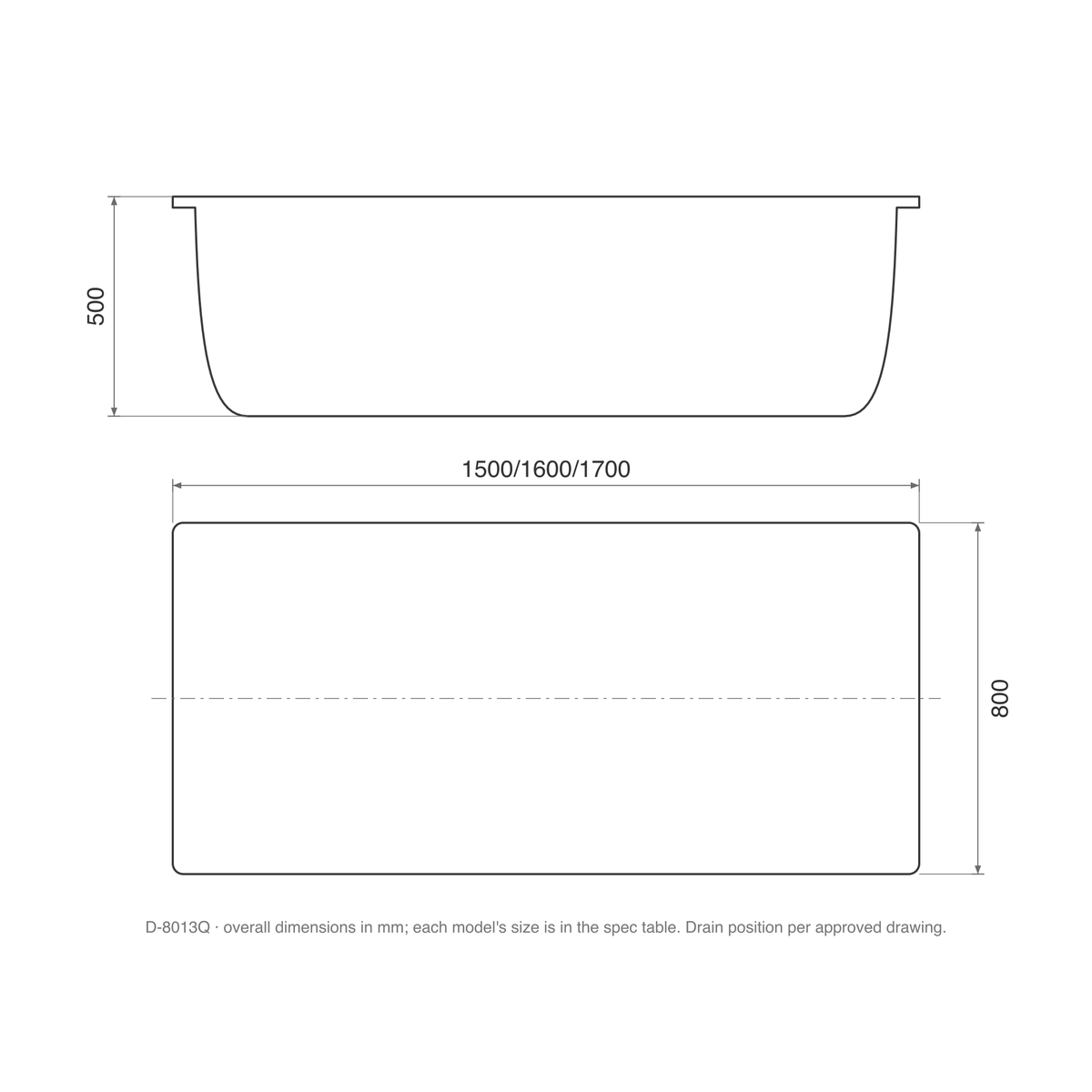 SANIKB D-8013Q dimension drawing