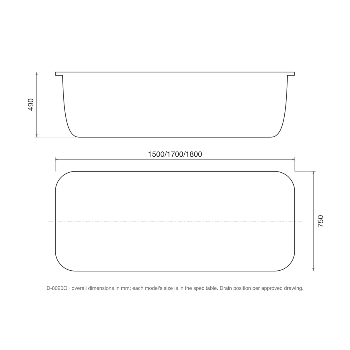 SANIKB D-8020Q dimension drawing