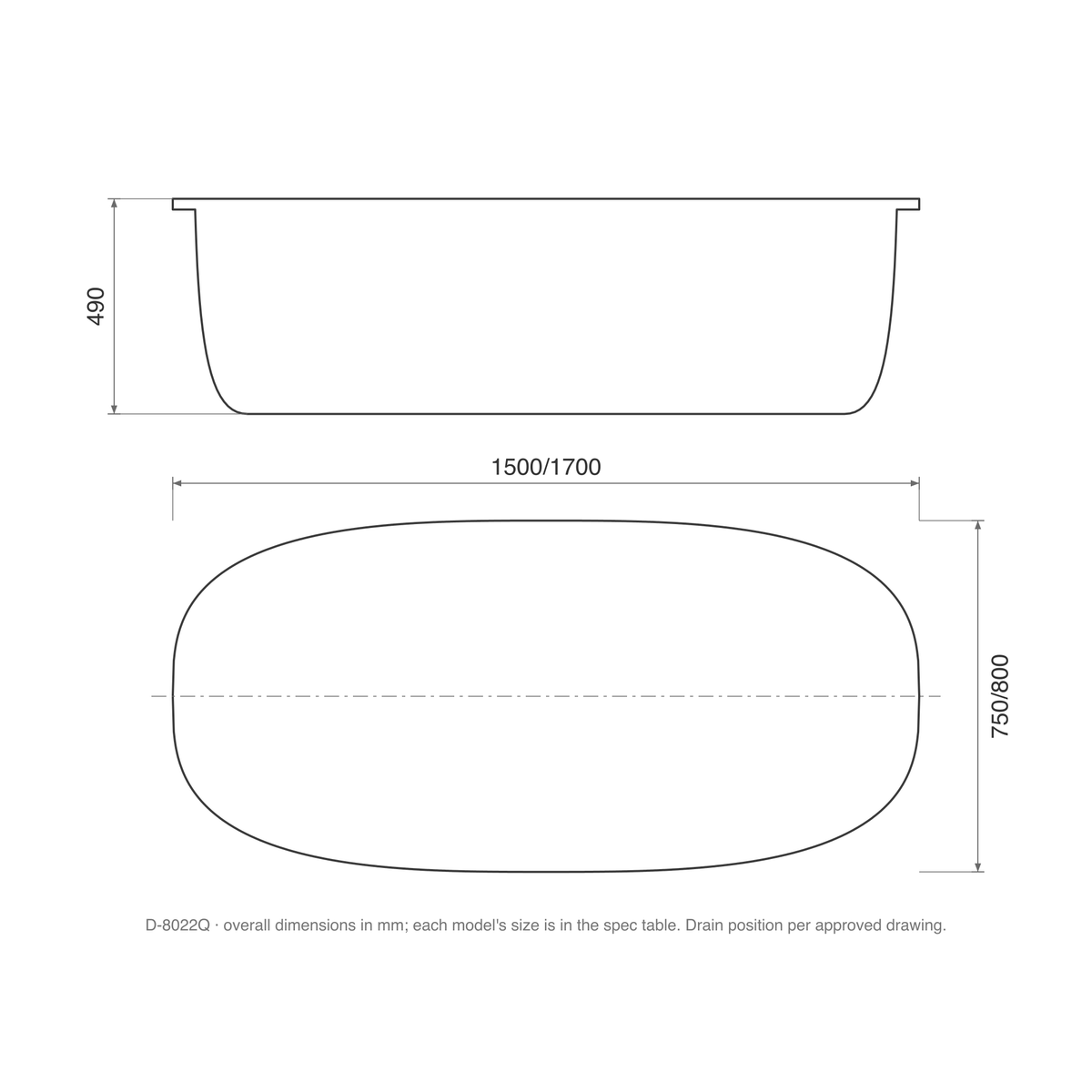 SANIKB D-8022Q dimension drawing