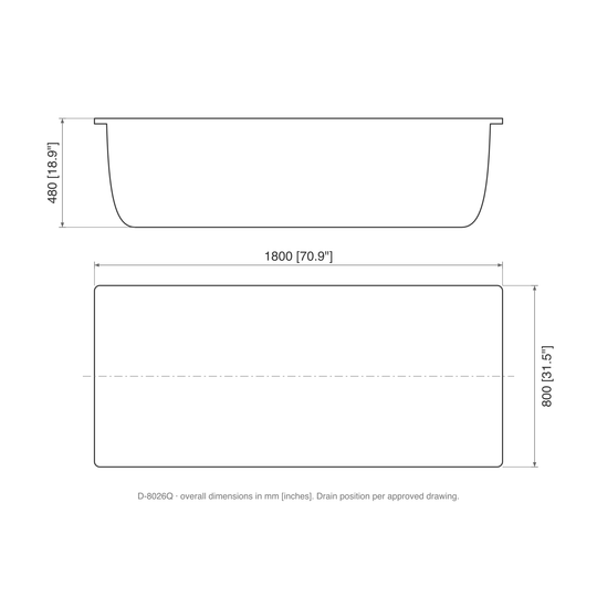 SANIKB D-8026Q dimension drawing
