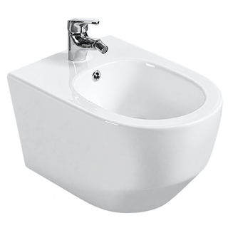 SANIKB FT-277 ceramic bidet, white with original chrome faucet