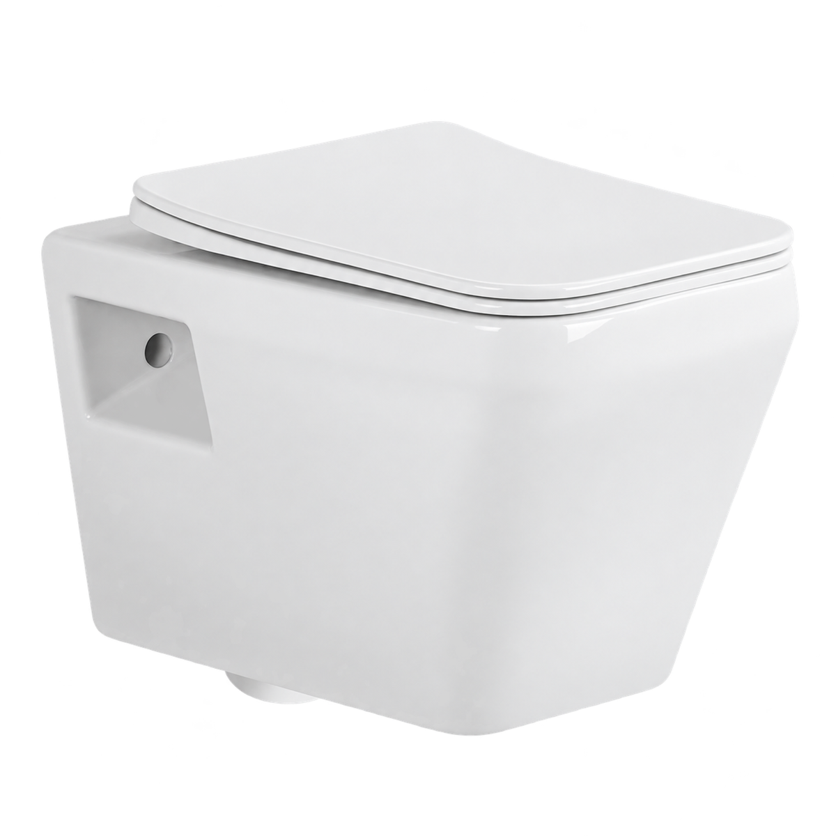 SANIKB FT-824 21 inch swirl flush wall hung toilet