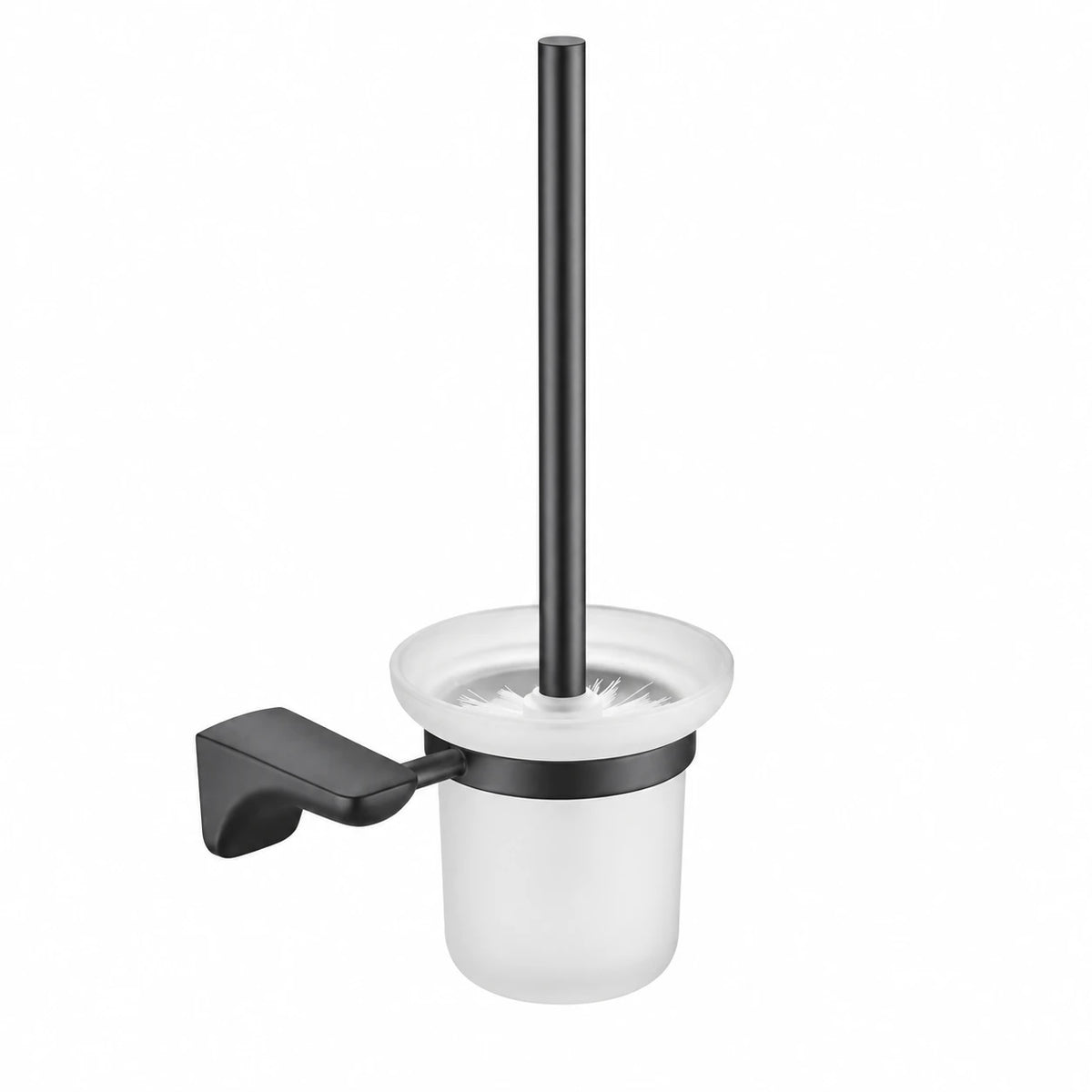 Gun Grey Toilet Brush Holder — wall-mounted SUS304 stainless steel bathroom hardware | SANIKB